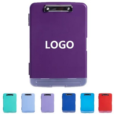 Side-Opening High Capacity Folder Storage Clipboards
