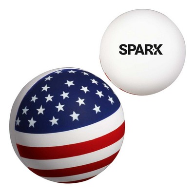 Stars and Stripes Patriotic Round Stress Ball