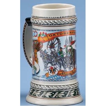 Oktoberfest Stoneware Stein Mug