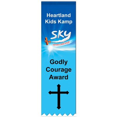 Custom Printed Hemmed Top Multicolor Ribbon (1 5/8"x6")