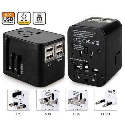 Promotek iBank® World Travel Adapter for 150 countries