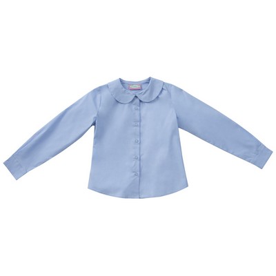 Classroom Uniforms - Girls' Long Sleeve Peter Pan Blouse