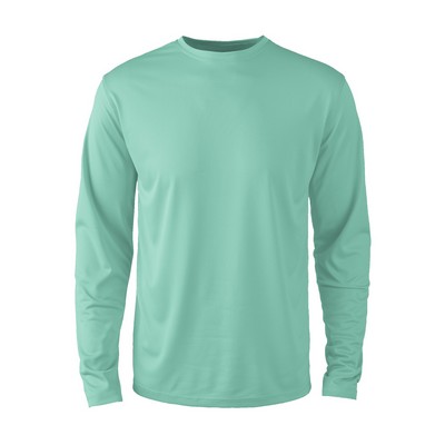 Zorrel® Men's Barbados Syntrel™ Long-Sleeve Popcorn Knit Tee Shirt