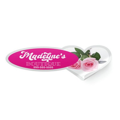 Clear Permanent Vinyl Outdoor Decals (42 to 56 Square Inches)