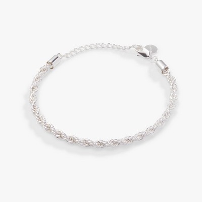 Alex and Ani® French Rope Chain Silver Bracelet