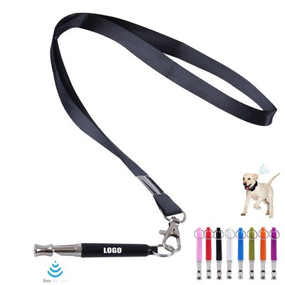 Pet Ultrasonic Sound Whistle With Lanyard