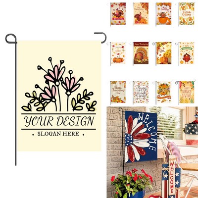 12" x 18" Garden Flag with Hardware