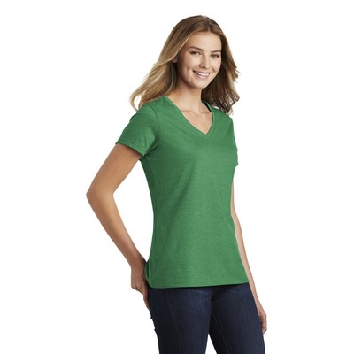Port & Company Women's Fan Favorite Blend V-Neck Tee.