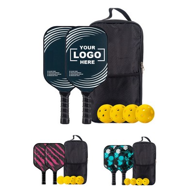 Pickleball Paddles Set With Bag And 4 Balls
