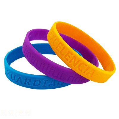 Debossed Awareness Silicone Wristband