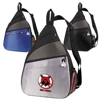 Padded Tablet Sling Backpack (12"x17½"x5½")