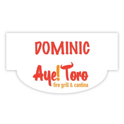 Uv Imprint Spectrum Badges With Personalization 1.625"X3"