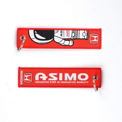 Medium Size Embroidered Key Tag