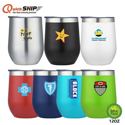 Malbec 12oz Stainless Steel Tumbler-12 oz