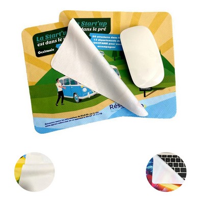 Microfiber Mouse Pad/Cleaning Cloth