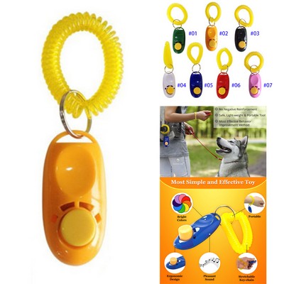 Dog Clicker for Training with Wrist Band