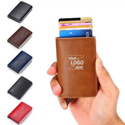 RFID Blocking Faux Leather Wallet