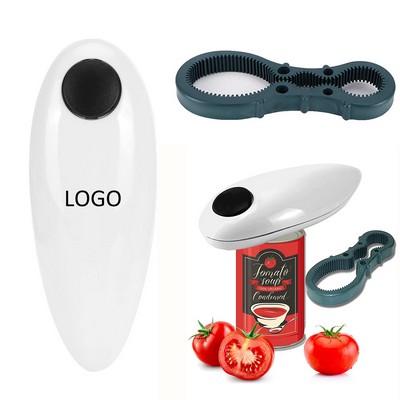 Electric Can Opener With Bottle Opener Wrench