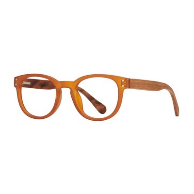 Arden Matte Orange Reading Glasses w/Blue Light Filtering
