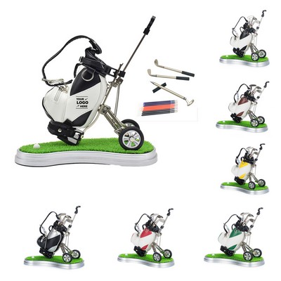 Golf Bag Pen Holder with 3 Pen