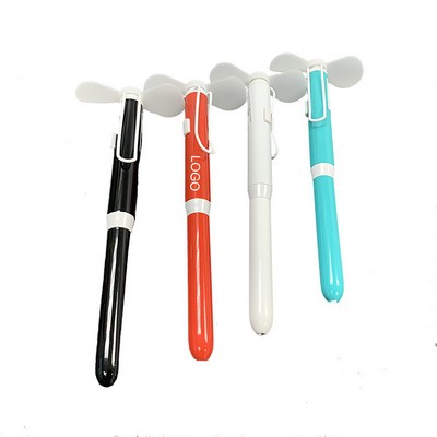 2 in 1 Mini Fan Ballpoint Pen