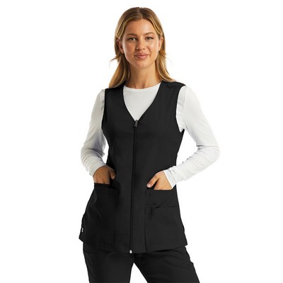 Maevn - Matrix - Women's Five-Pocket Zip-Front V-Neck Vest