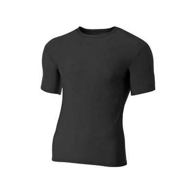 A4® Men's Compression Short Sleeve Tee