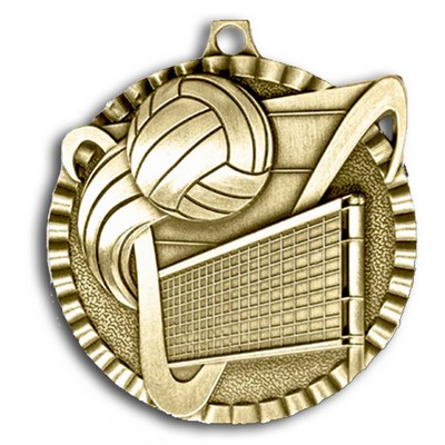 Volleyball Stock Medal (2")