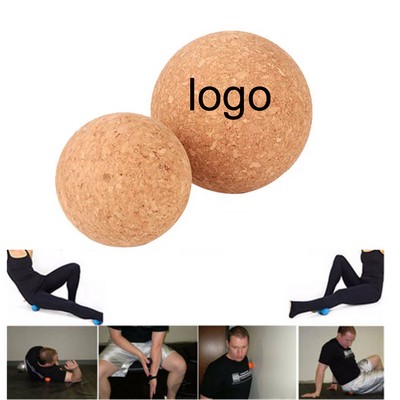2.3inch Soft Wood Massage Ball