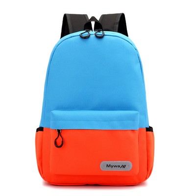 Two-Color Classic Oxford Student Backpack