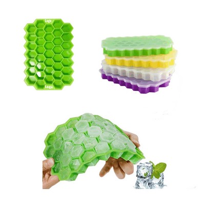 Silicone Ice Cube Molds With Sealing Lid
