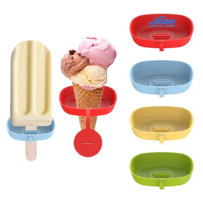 2-In-1 Silicone No Drop Popsicle Holder