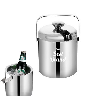 1.3L Stainless Steel Ice Bucket