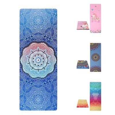 Suede Velour Foldable Portable Blanket