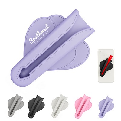 Silicone Lip Gloss Phone Case Holder