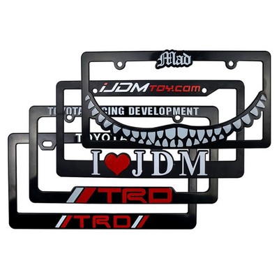 Custom Shape ABS Plastic License Plate