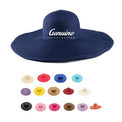 Wide Brim Straw Sun Hat