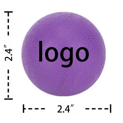 2 2/5" TPR Muscle Knots Myofascial Release Trigger Point Therapy Massage Lacrosse Ball MOQ200PCS