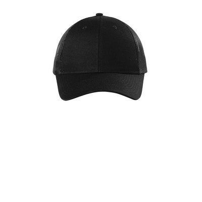 Port Authority Low-Profile Snapback Trucker Cap.