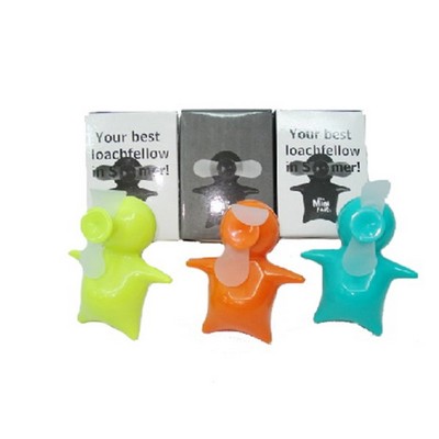 ABS Boy Figure Fan