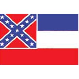 Mississippi State Flags (4'x6')