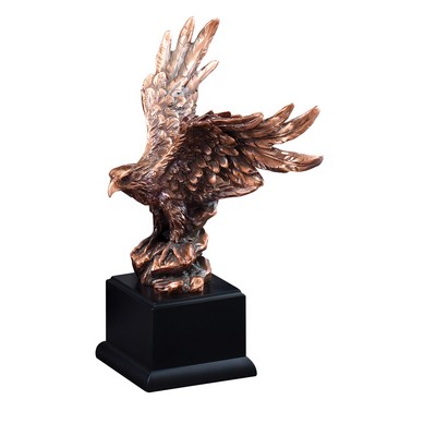 11 ½" Bronze Electroplated American Eagle Trophy