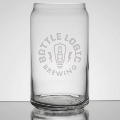 Deep Etched or Laser Engraved Libbey® 209 16 oz Can Glass