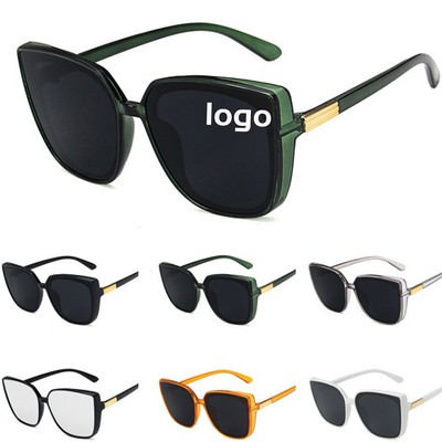 Flat Top Square Sunglasses