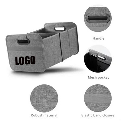 Foldable Car Storage Box Organizer