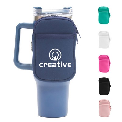 Portable Two Pockets Water Bottle Pouch