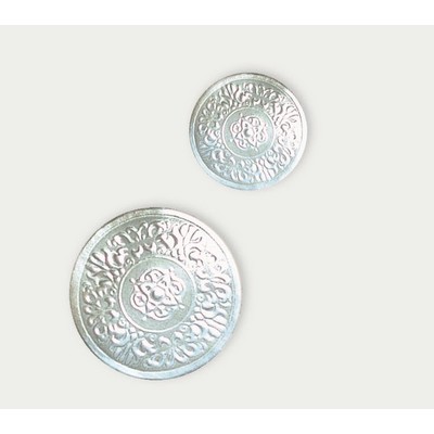 2" Diameter Large Silver Medallion Seal