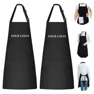Custom Logo Chef Cooking Aprons for Cafe Restaurants Kitchen Apron