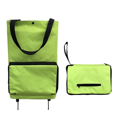 Folding Shopping Bag w/ Wheels