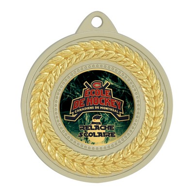 Paragon Medal - Holder Medal - Bright Gold/Matte Silver, Award Trophy, "